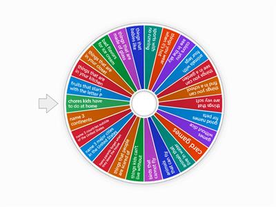 Spin and Name Three!