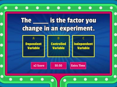 Science Variables - Practice