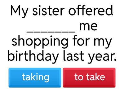 outcomes /unit16 gerund/infinitive