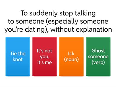 SLG I1+ Dating Vocab