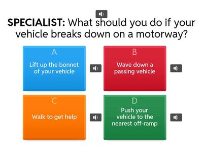 AA ROAD CODE TEST 16