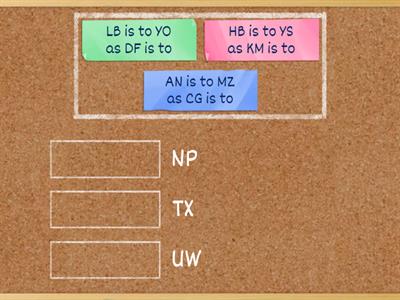 Verbal Reasoning Mirroring 