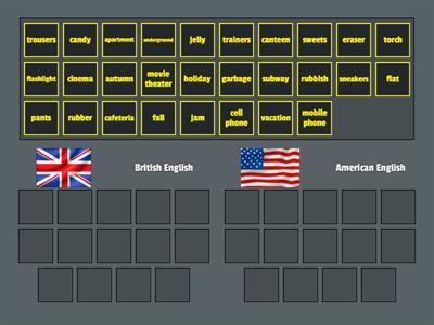 British English or American English