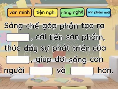 Công nghệ 5 (HK1) (TN) (Câu 16) 