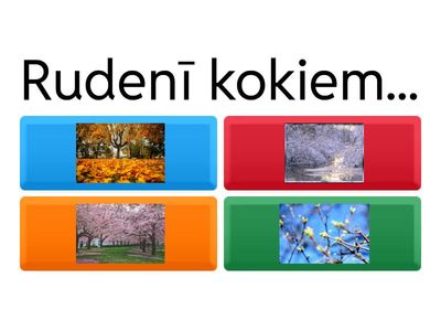 Kas raksturīgs rudenim?