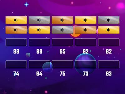 Les nombres de 60 à 100 (audio)