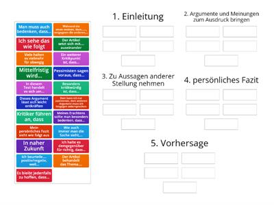 C1 Kommentar Redemittel