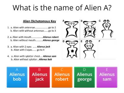 TMS Dichotomous Keys STAAR Questions