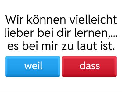 DTZ Nebensätze - r/f