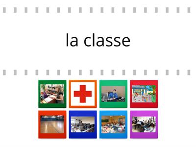    Les lieux dans une école quiz