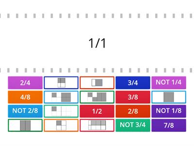 Fractions - Match up