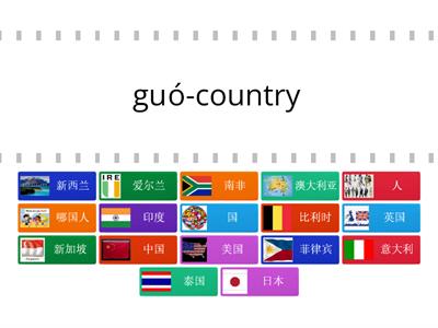 G2 CL Lesson 8 国家 Country (Matching Part 1)