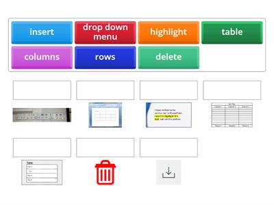 esl computer formatting vocab 