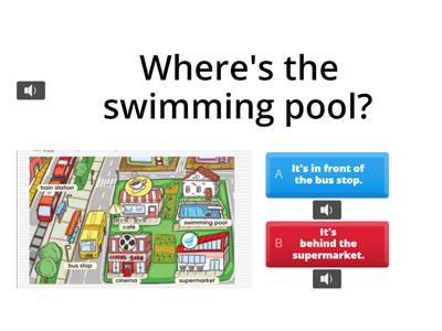  Prepositions (in front of - behind - next to) 