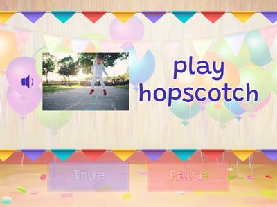 USED TO - children's play