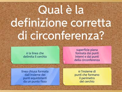 La circonferenza 