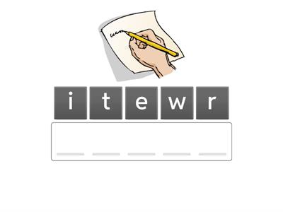 Silent W Word Unjumble