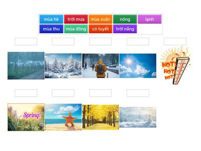 Thời tiết các mùa - Bài 1 