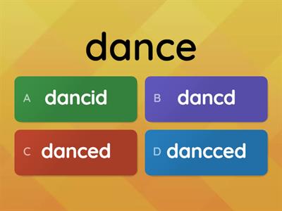 regular verbs 2nd form