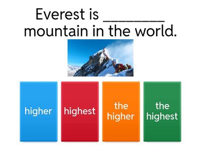 Gaby- Comparatives and Superlatives