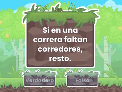 ¿Sumo o resto? Indica verdadero o falso. UD2