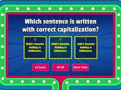 Capitalization Practice