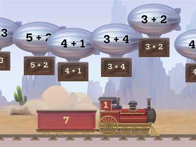 Сложение в пределах 8