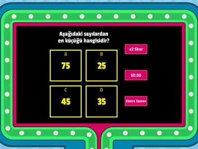 2.sınıf matematik  sıralama