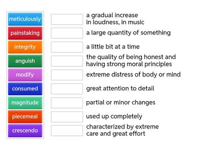The Giver - Chapter 8 Vocabulary