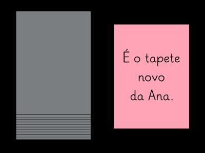 Método das 28 palavras - treino a leitura de frases (até à palavra sapato)