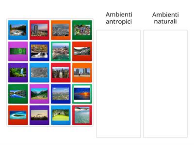  ambienti naturali e antropici