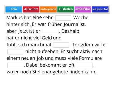 Text mit A2 Wörter