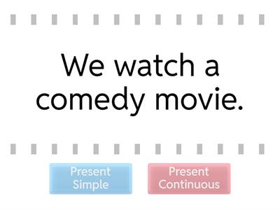 Present Simple Vs Present Continuous