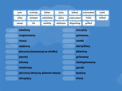 food adjectives