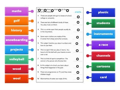 Reading and Writing part 1