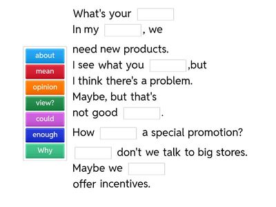 Taking part in meetings