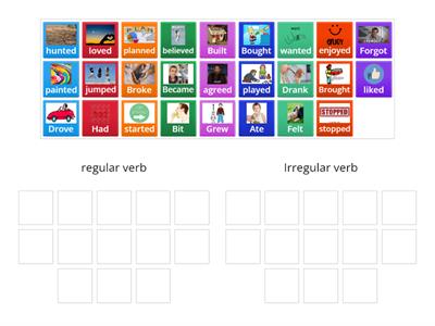 Regular and irregular Verbs - Check 