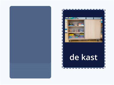 NT2 woordenschat | woordkaartjes op school - in de klas 2