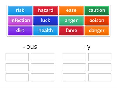 Nound - Adjectives