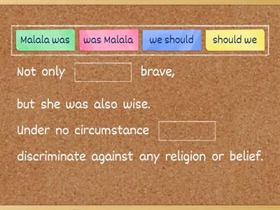 Perspectives 4 - Unit 5 - Grammar Inversions