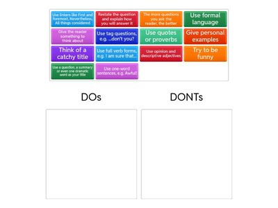 Writing an Article FCE