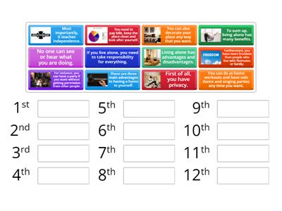 Structuring a paragraph