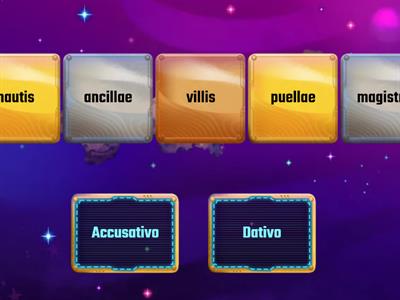 Accusativo o dativo (I decl)?