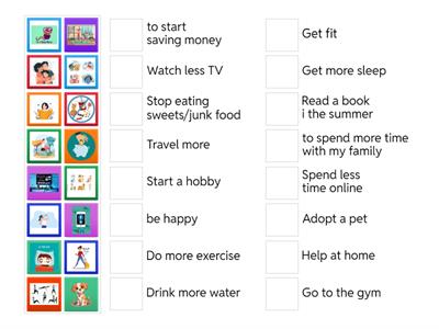 New Year's resolutions -- high 