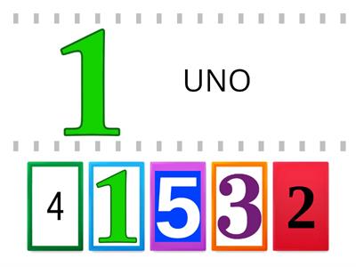 Numeros del 1 al 5