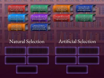TMS Natural vs. Artificial selection
