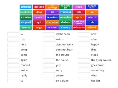Comment y aller match-up 1