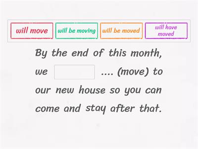 Future Perfect & Future Continuous