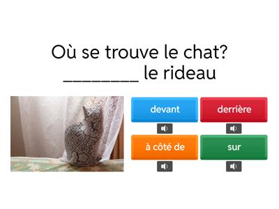  Les prépositions de localisation dans les phrases