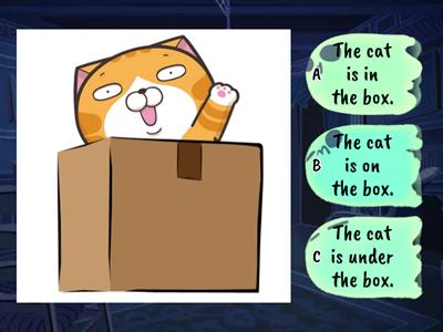 PREPOSITION- in on under